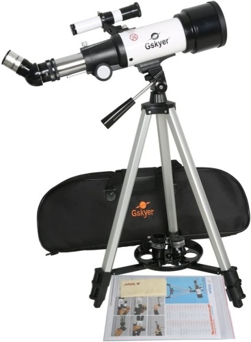 Gskyer Telescope, AZ70400 German Technology Astronomy Telescope, Travel Refractor - E-Comm Return, Appears New  - Lot 715