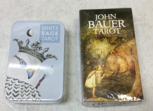 Lot of (2) Tarot Card Sets, White Sage & John Bauer - New - Lot 822