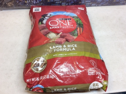 Purina ONE Smartblend, Lamb & Rice Formula, Adult Dog Food, 16.5 lb - Appears New  - Lot 833