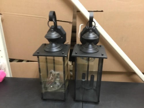 Lot of (2) Black Lanterns, Unknown Details - Appear New  - Lot 858