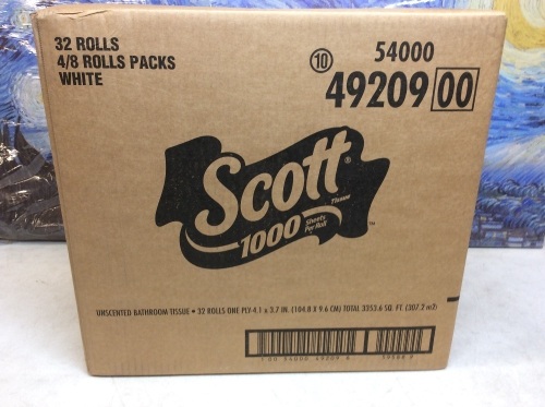 Scott Toilet Paper, 32 Rolls - New/Unopened - Lot 894