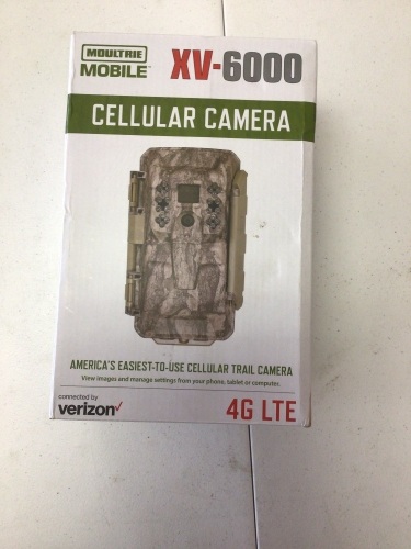 Moultrie XV-6000 Cellular Trail Camera - Verizon, E-Commerce Return, Untested - Lot 1034