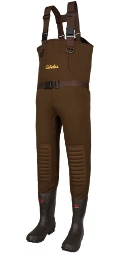 Cabela's Classic Series II Neoprene Boot-Foot Waders for Men, Brown, Size 11, E-Commerce Return, Untested - Lot 1046