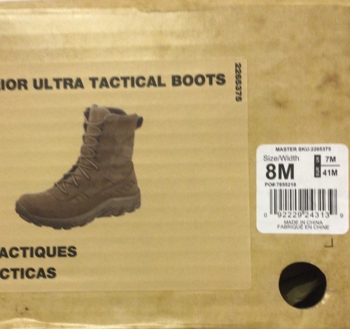 RedHead RCT Warrior Ultra Mil-Spec Tactical Boots for Men - Coyote - Size 8M, E-Commerce Return - Lot 1049