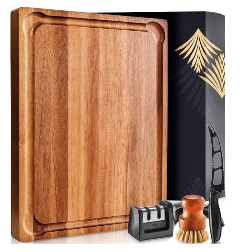 Home Hero Large Wood Cutting Board Bundle, Appears New - Lot 1077