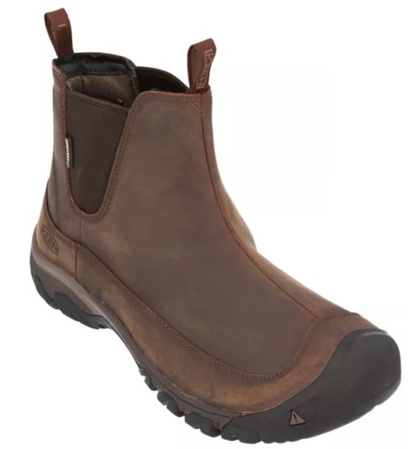 KEEN Anchorage III Waterproof Boots for Men - Dark Earth/Mulch - 10.5M, Appears New - Lot 1089