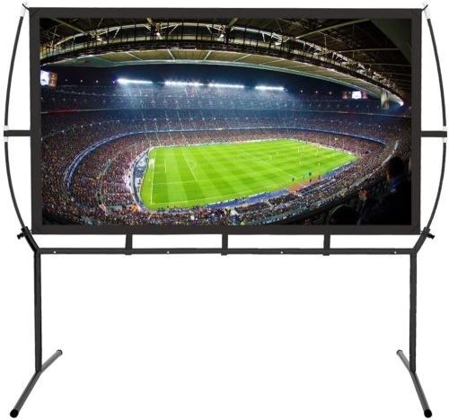 Projector Screen with Stand, 120 inch, New - Lot 1091