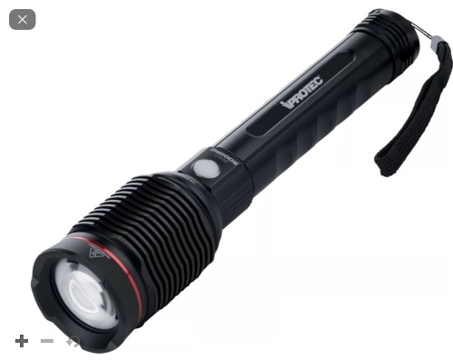 iProtec PRO5000RCLIGHT 5,000-Lumen Rechargeable Flashlight and Power Bank, E-Commerce Return, Untested - Lot 1092