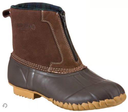 RedHead All-Season Classic II Front Zip Insulated Waterproof Boots for Men - Brown - 14M, Appears New - Lot 1107