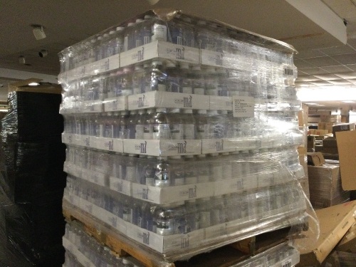 Pallet of (90) Cases of CBD Hemp Extract Infused Brewed Bai Mudan Tea Herbal Elixir - Relax - 15 MG Per Bottle - Lavender Berry Chill - Lot 1201