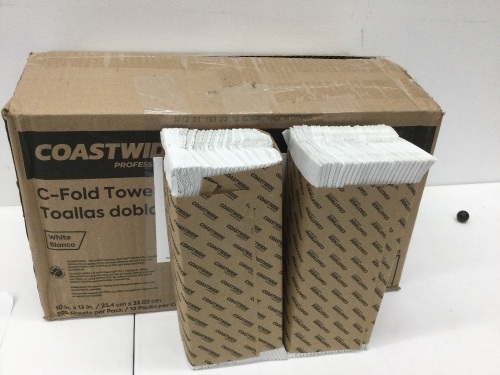 C-Fold Paper Towels 1-Ply Pack,New - Lot 49