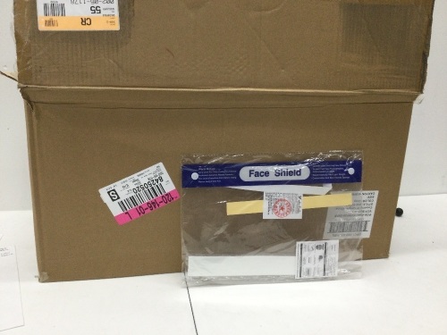 Protective Disposable Anti-Fog Face Shields,New - Lot 141