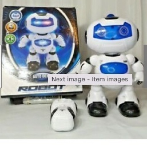 RCTecnic Agent Bingo RC Robot W/Remote Dances Sings & Moves His Head& Arms,Apears New - Lot 234
