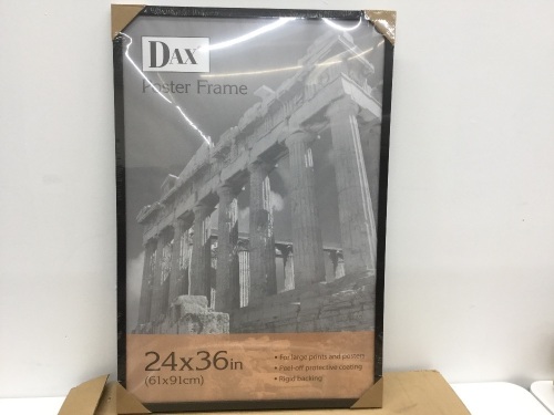 Black Flat Face Wood Poster Frame, New - Lot 280