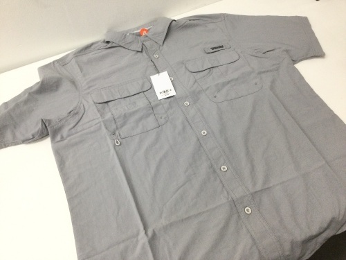 World Wide Sportsman Angler Woven Long-Sleeve Button-Down Fishing Shirt for Boys,APPEARS NEW - Lot 393