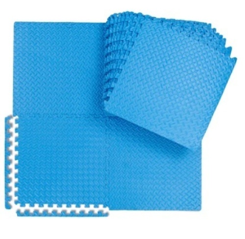 Multipurpose Foam Tiles Customizable Floor Mat w/Removable Edges,Apears New - Lot 395