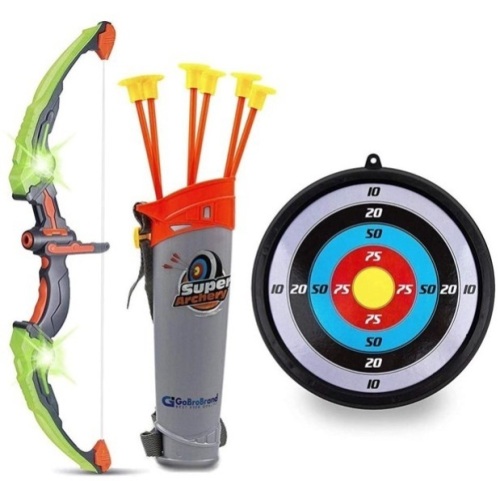 Toyvelt Bow and Arrow Set for Kids Light up Archery Toy Set,Apears New - Lot 429