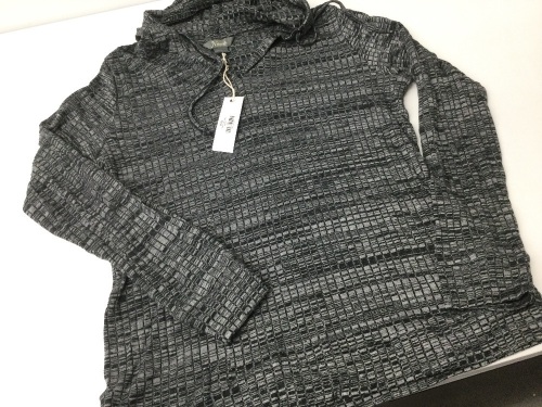 Natural Reflections Striped Long-Sleeve Bonfire Hoodie for Ladies,APPEARS NEW - Lot 497
