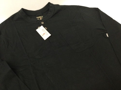RedHead Long-Sleeve Pocket Henley for Men, New - Lot 633