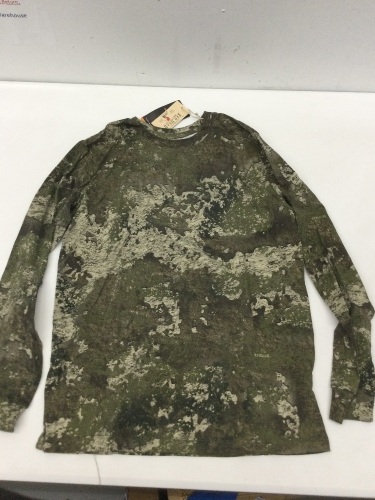 True Fit Camo Long-Sleeve T-Shirt for Men,New - Lot 640