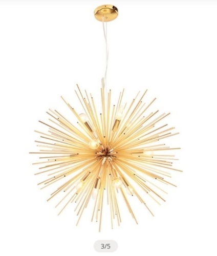 Explosion Starburst Chandalier, Large, Appears New - Lot 132