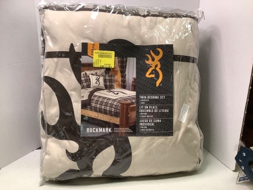 Browning Twin Bedding Set, Appears New - Lot 144