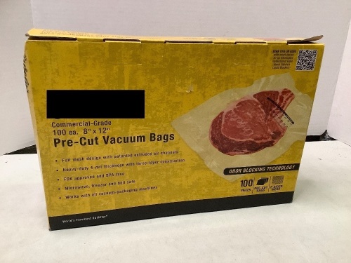 Commercial Grade Pre-Cut Vacuum Bags, Appears New - Lot 161