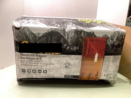 Mountain Trapper Rectangle Oversized Sleeping Bag, Ecommerce Return - Lot 163
