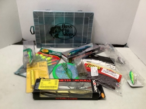 Lot of (10) Misc. Fishing Lures and Supplies, Ecommerce Return - Lot 183