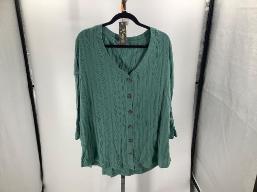 Natural Reflections Women's Rib Vneck, XL, Appears New - Lot 216