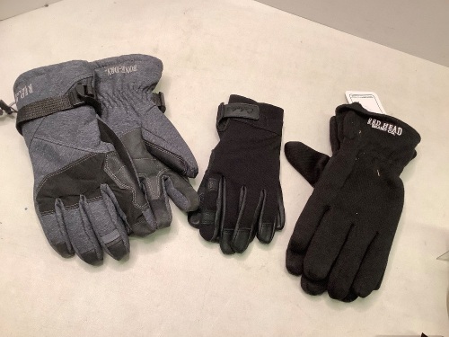 Lot of (3) Misc. Pairs of Gloves, Ecommerce Return - Lot 322