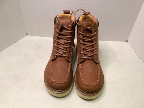Roughneck Wedge Lace Up Boots, Men's 10.5, Appears New - Lot 334