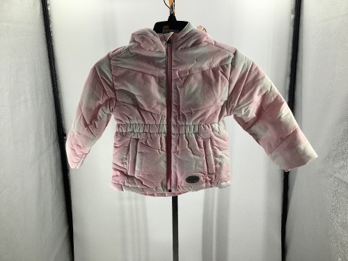 Outdoor Kids Girls Puffy Coat, XS, Appears New - Lot 444