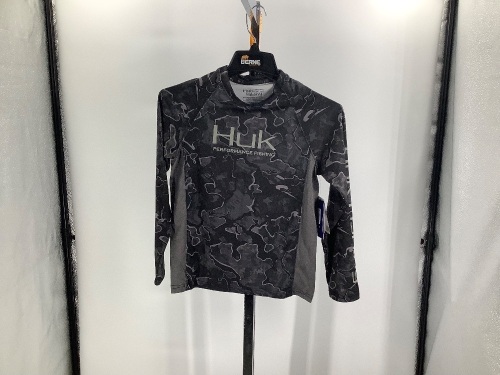 HUK Youth Pursuit Camo Vented Shirt, YM, Appears New - Lot 478