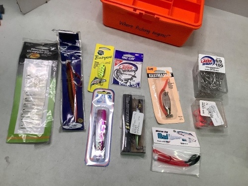Lot of (10) Misc. Fishing Lures and Supplies, Ecommerce Return - Lot 521