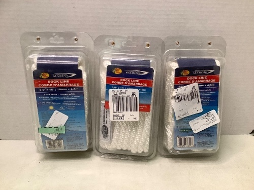 Lot of (3) Dock Line, Ecommerce Return - Lot 522