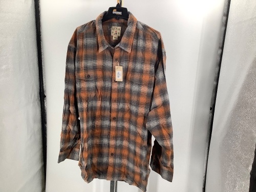 RedHead, Orange Ombre Plaid, 3XL, Appears New - Lot 663