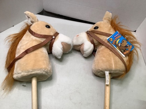 Lot of (2) Stick Horse, No Sound, Ecommerce Return - Lot 742