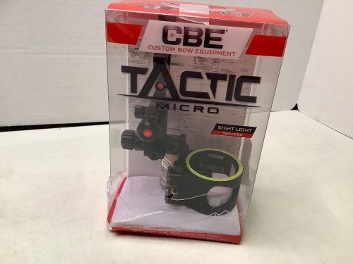 CBE Tactic Micro Bow Hunting Sight, Appears New, Box Damaged - Lot 767