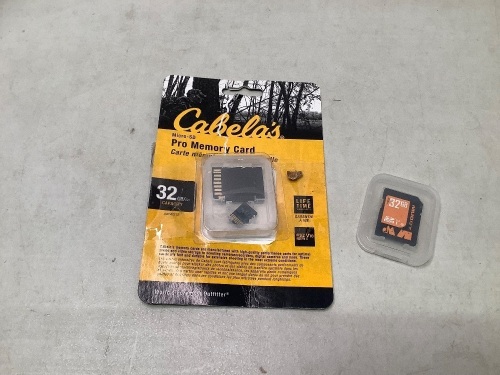 Lot of (2) 32 GB Memory Card, Ecommerce Return - Lot 774