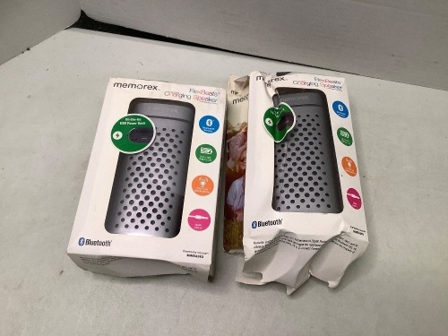 Lot of (2) FlexBeats Charging Speaker, Untested, Appears New - Lot 788