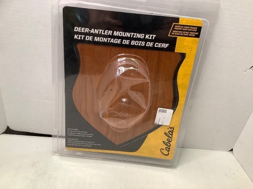 Deer Antler Mounting Kit, Missing Piece, Ecommerce Return - Lot 789