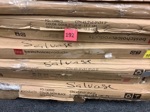 Pallet of Salvage, Presorted Items May Be Broken, Damaged, or Have Missing Pieces - Lot 192