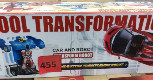 1/18 Scale RC Remote Control Transforming Robot Car Toy - Lot 455