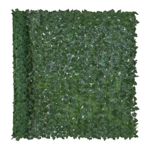Set of 2 Outdoor Faux Ivy Privacy Screen Fence, Green, 96 x 72in, Appears New - Lot 541