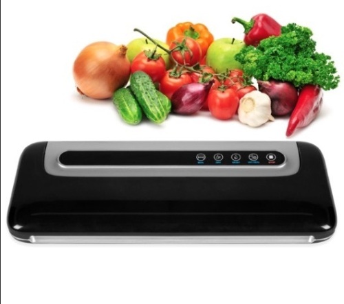 120W 50 KPA Electric Food Vacuum Sealer Preserver Kit with Dry & Moist Sealing, Sealing Bags, & Hose, Appears New - Lot 559