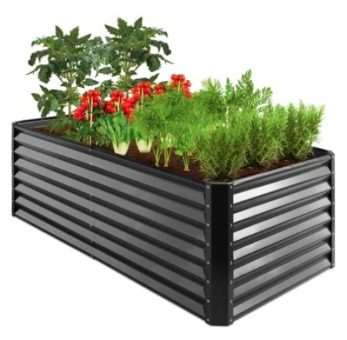 Outdoor Metal Raised Garden Bed for Vegetables, Flowers, Herbs, 6x3x2ft, Appears New - Lot 600