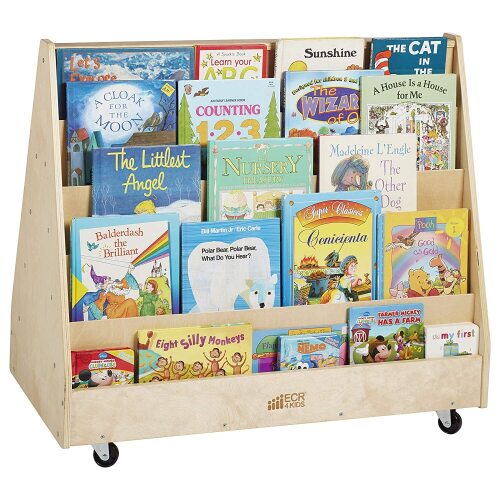 Birch Double-Sided Book Display Stand - Lot 1393