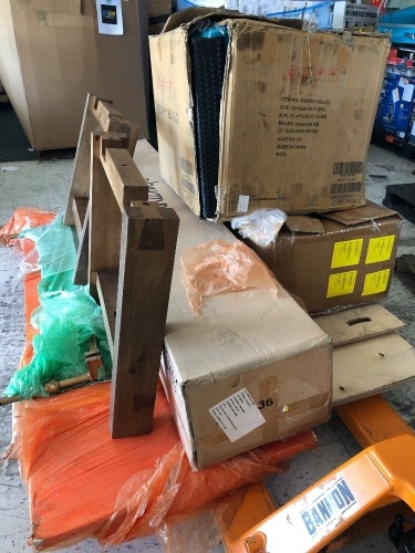 Salvage Pallet of Mixed/Incomplete Furniture, Items May Be Damaged, SOLD AS IS - Lot 15A