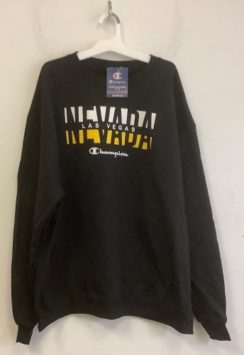 Lot of (10) Men's Champion Sweatshirts, 2XL, Appears New - Lot 33